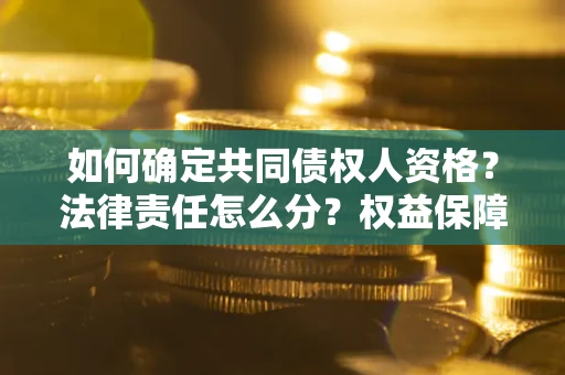 北京如何确定共同债权人资格？法律责任怎么分？权益保障技巧揭秘！