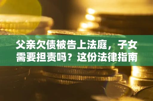 北京父亲欠债被告上法庭，子女需要担责吗？这份法律指南必须看完