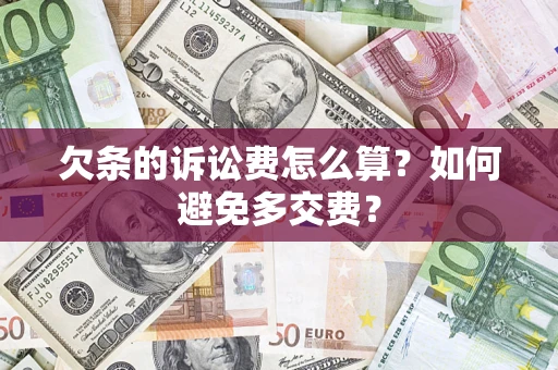 北京欠条的诉讼费怎么算？如何避免多交费？