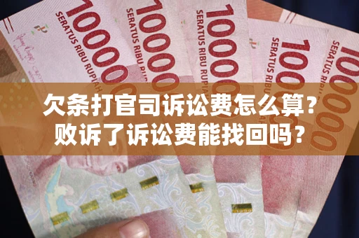 北京欠条打官司诉讼费怎么算？败诉了诉讼费能找回吗？