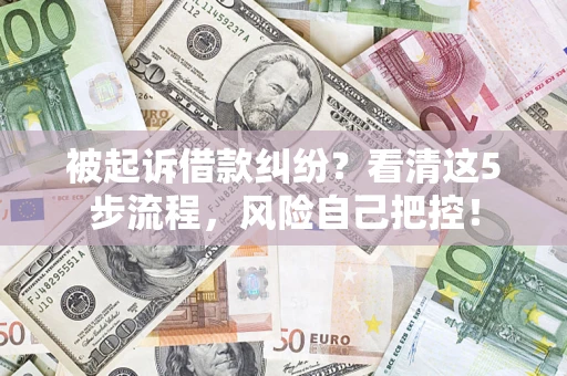 北京被起诉借款纠纷？看清这5步流程，风险自己把控！