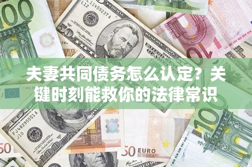 北京夫妻共同债务怎么认定？关键时刻能救你的法律常识