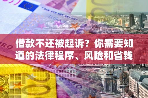 北京借款不还被起诉？你需要知道的法律程序、风险和省钱技巧